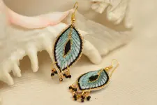 Of Glitter & Shine ☆ Embroidered Jewelry { Earrings } 4